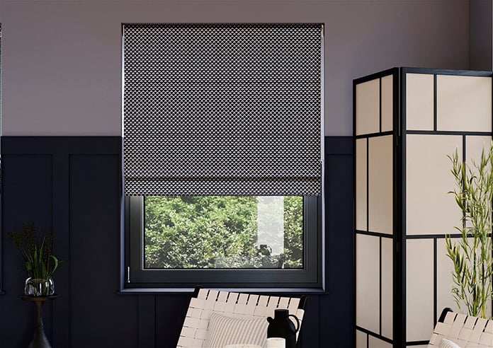 Ted Baker Palm Geo, Navy - Roman Blind - Image 3